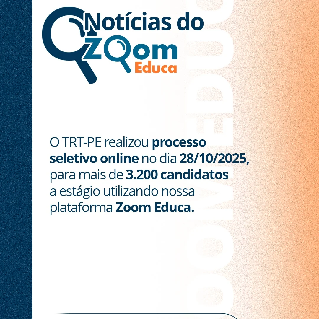 Post do Instagram - E tem mais notícias relacionadas ao Zoom Educa 🔍 
