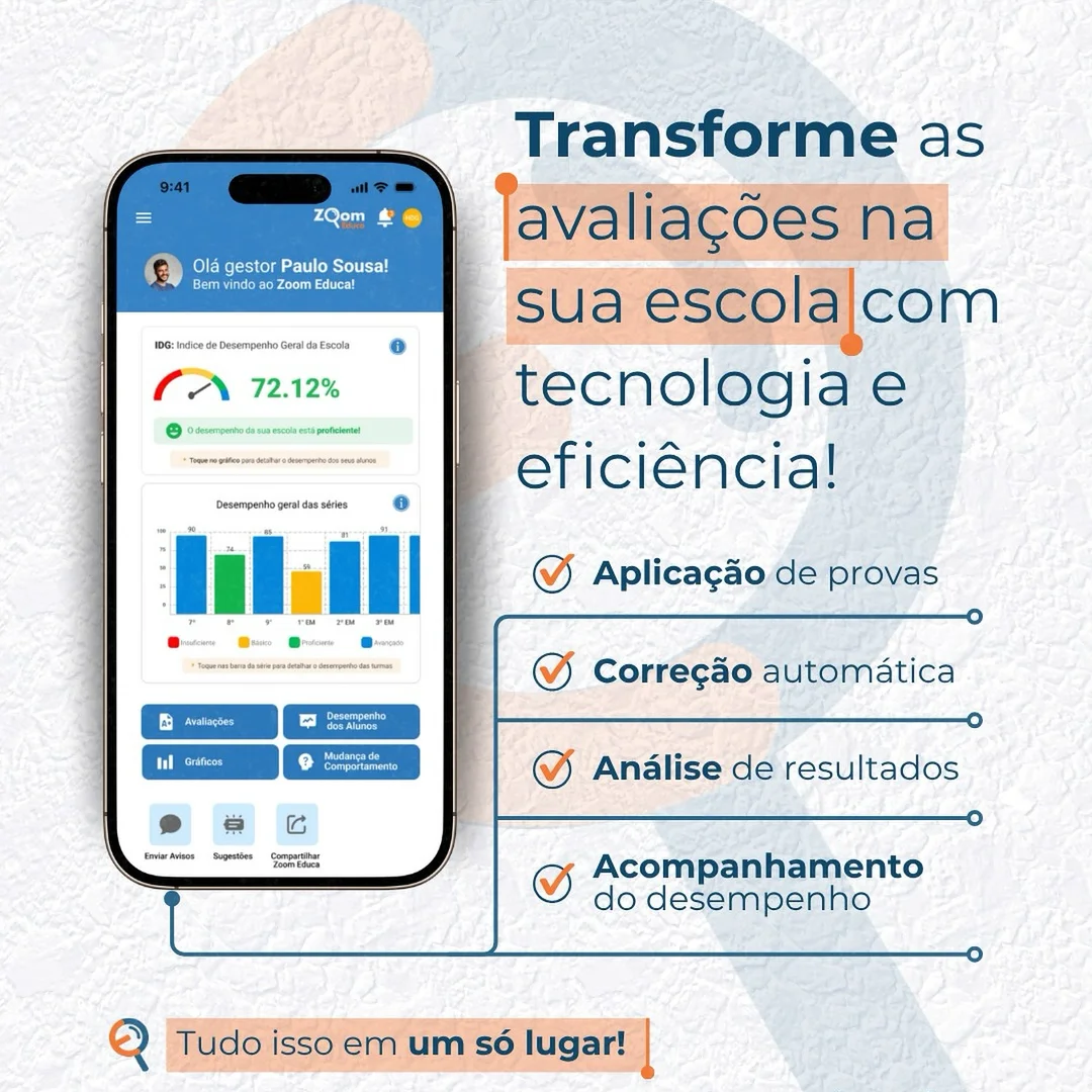 Post do Instagram - 📱✨ Seu boletim de resultados em tempo real, direto na palma da mão!