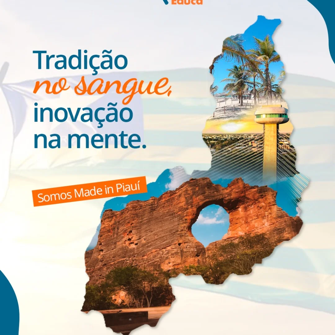Post do Instagram - Feliz Dia do Piauí! O Zoom Educa surgiu em 2018 e é orgulhosamente MADE IN PIAUÍ 🧡
