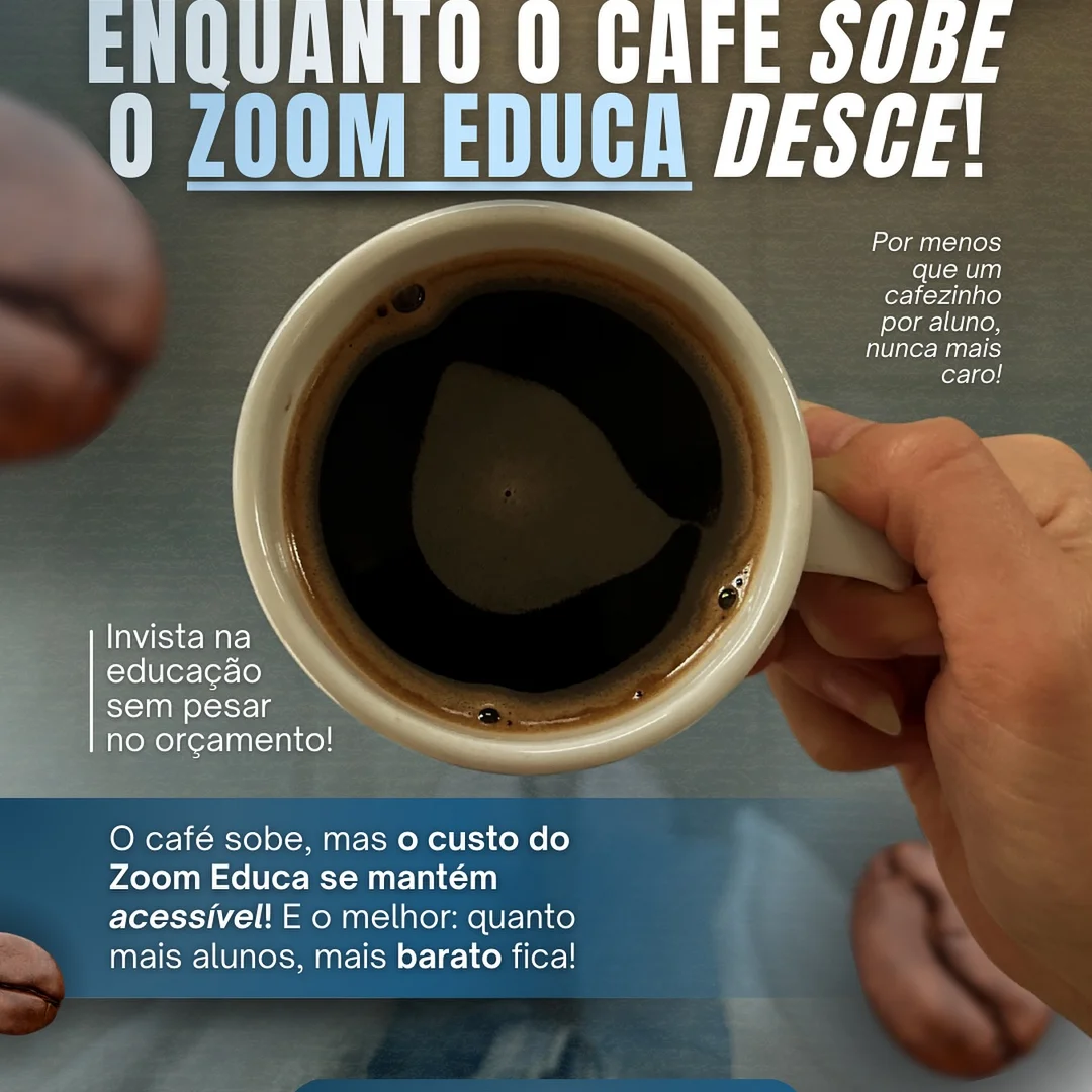 Post do Instagram - 📈☕ Enquanto o café sobe