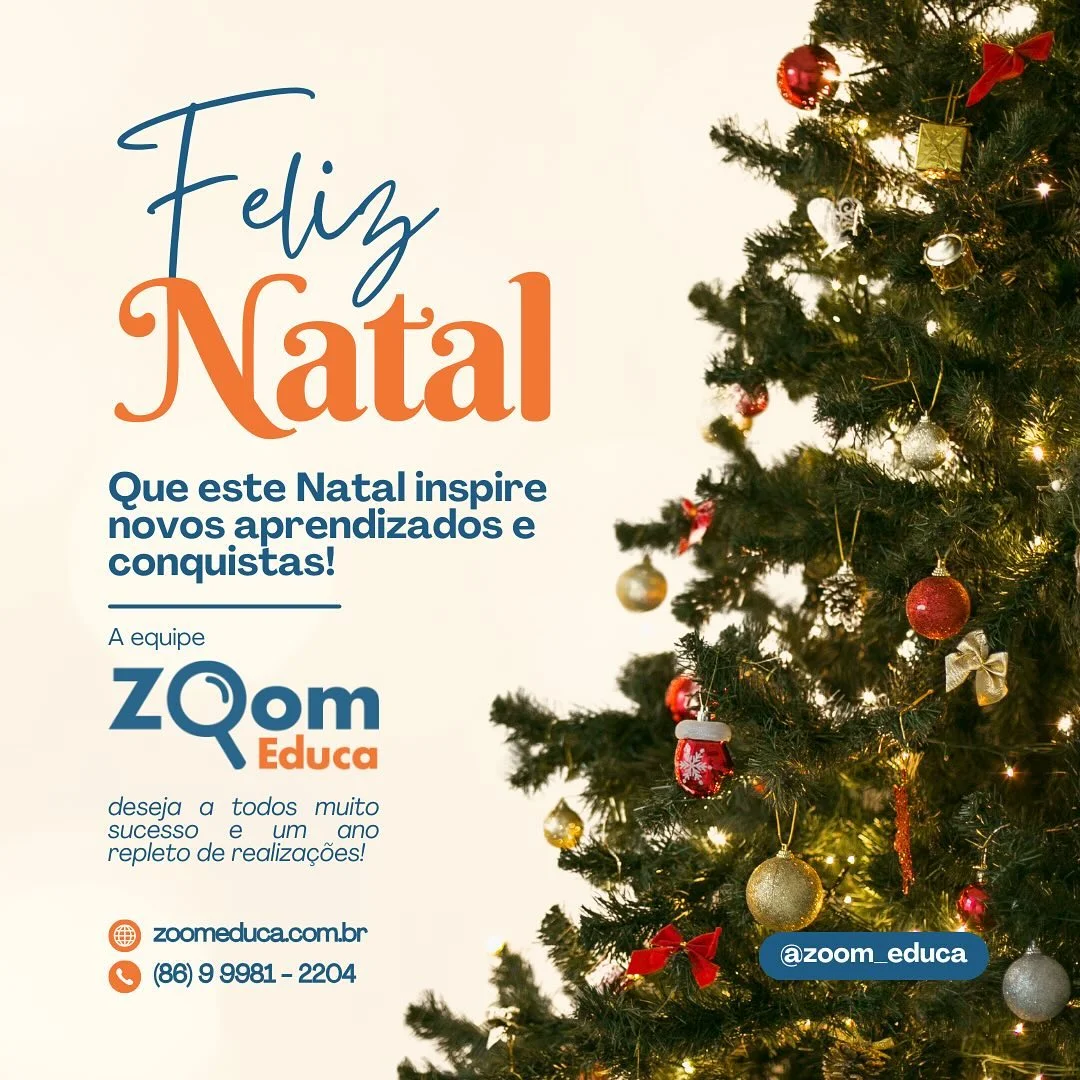 Post do Instagram - Que o espírito de Natal nos inspire a aprender, compartilhar e crescer juntos. 🎄🌟