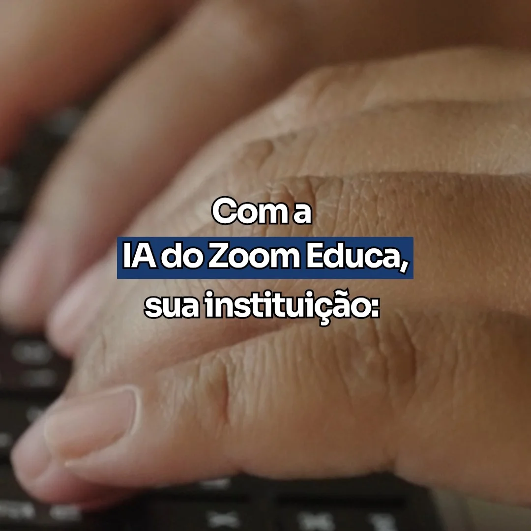 Post do Instagram - Chega de perder horas criando avaliações manualmente. Com o Zoom Educa, sua instituição pode: