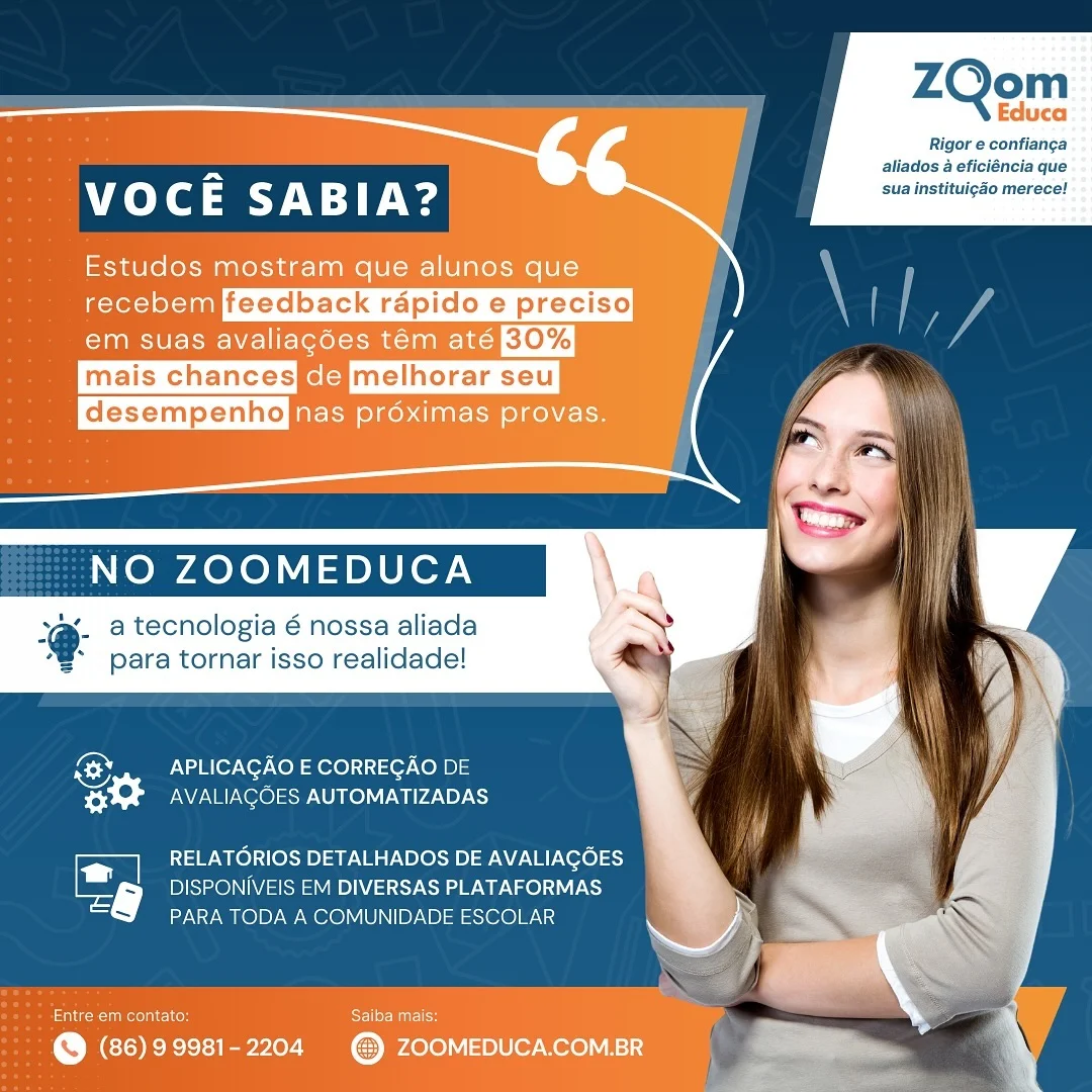 Post do Instagram - 🎓 Você sabia? Alunos que recebem feedback rápido e preciso têm até 30% mais chances de melhorar o d