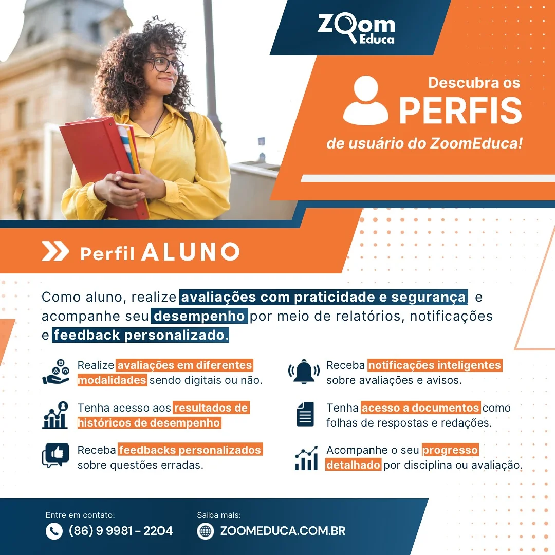 Post do Instagram - 🎓 Descubra o Perfil Aluno no ZoomEduca!
