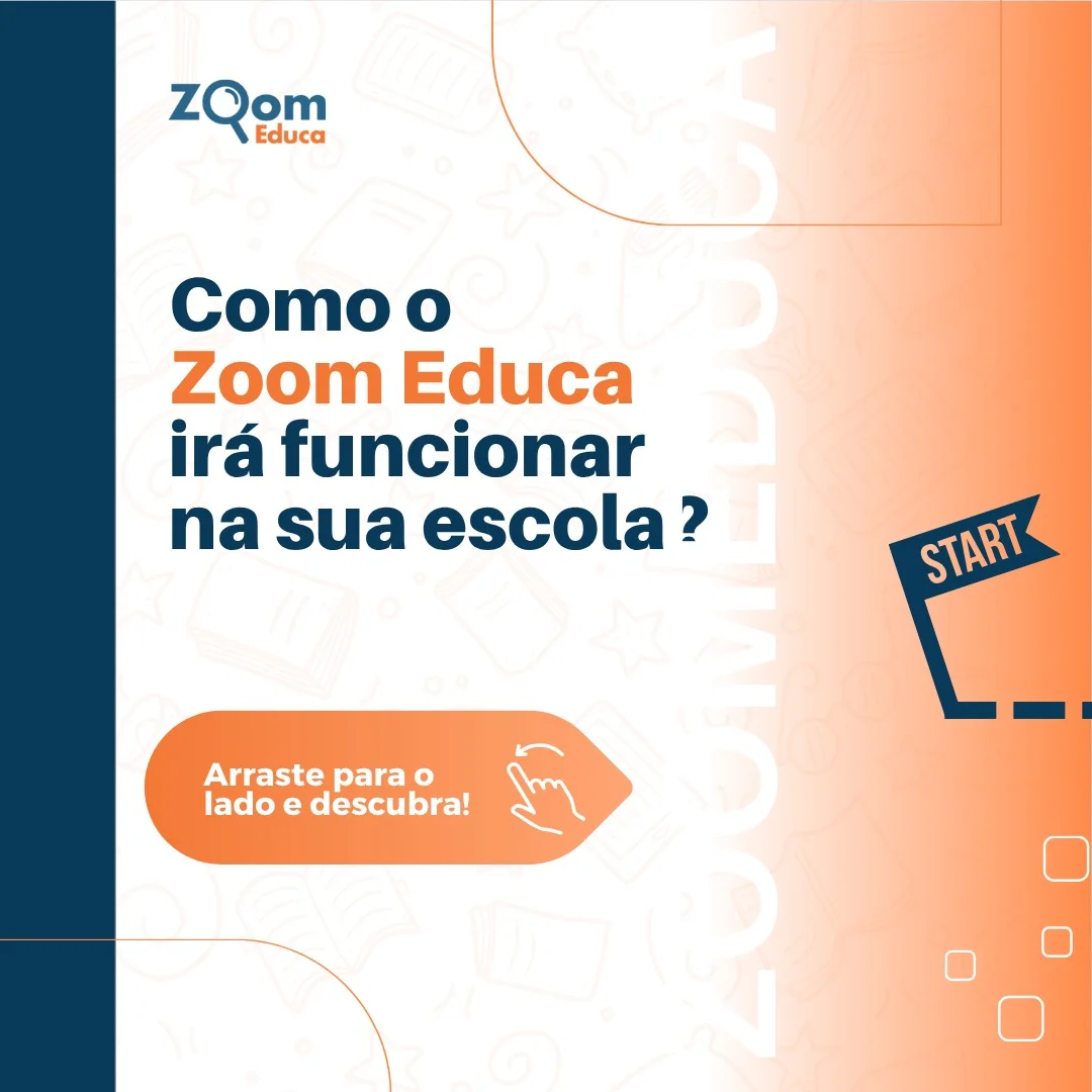 Post do Instagram - Descubra como o Zoom Educa pode transformar o aprendizado na sua escola! 🚀