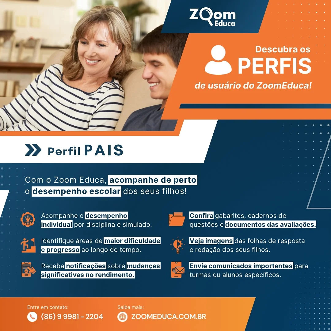 Post do Instagram - 👨‍👩‍👧‍👦 Perfil Pais no ZoomEduca