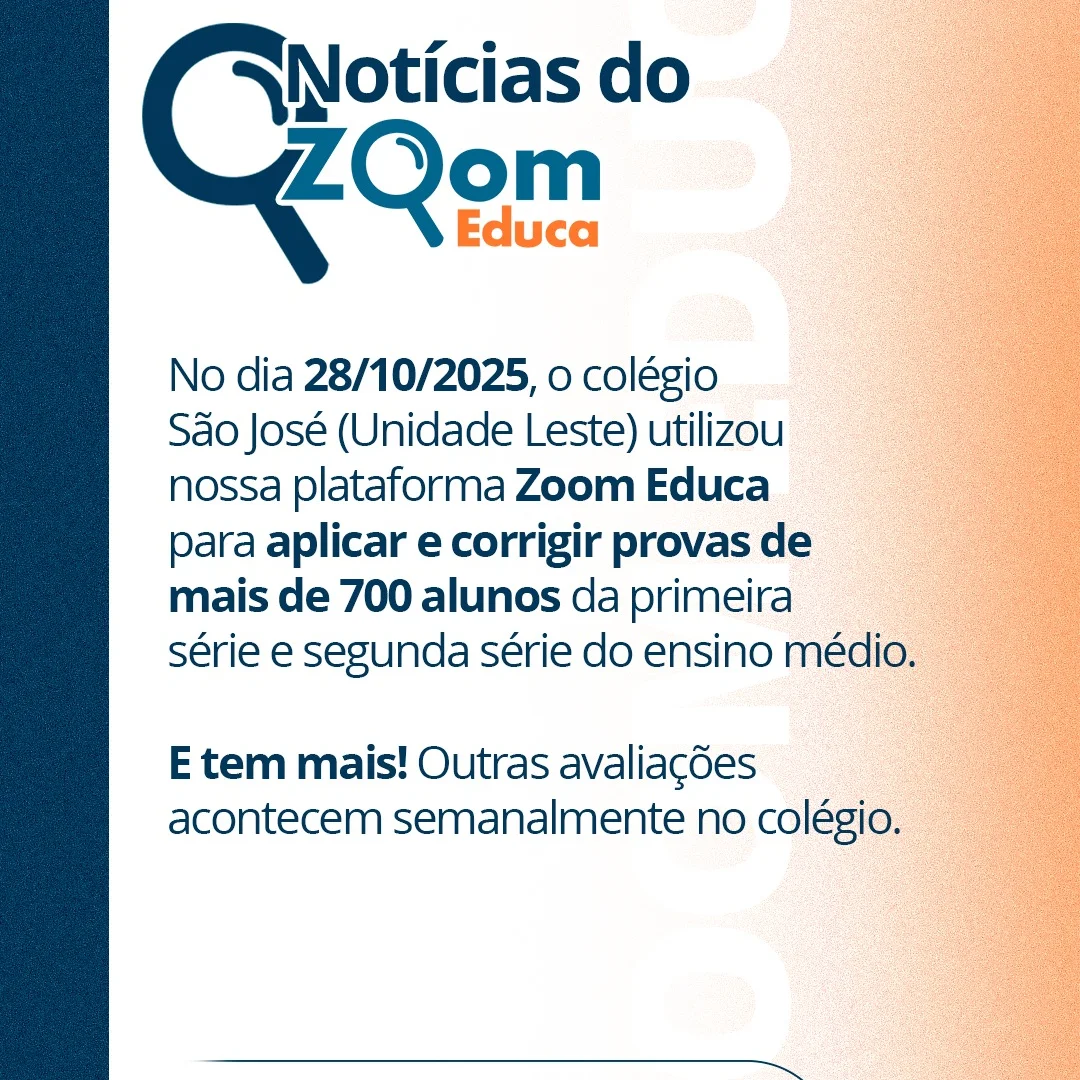 Post do Instagram - Começando a semana com mais notícias do Zoom Educa ✅